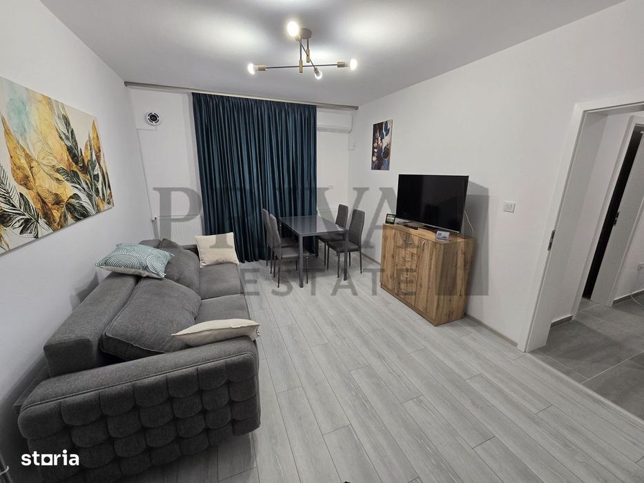 Apartament mobilat 2 camere, 53 mp, 2 parcări,Giroc