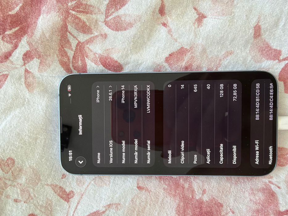 Vând telefon iphone 14!