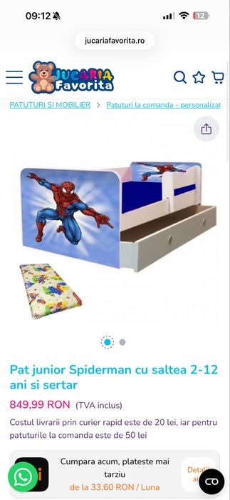 Patut de copii si lenjerie