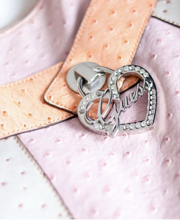 Сумка Guess страусиная кожа