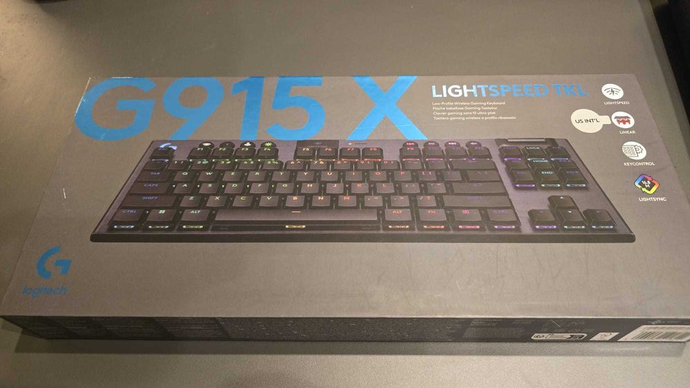 Logitech G915 X Lightspeed TKL RGB GL Linear Switch Mecanica