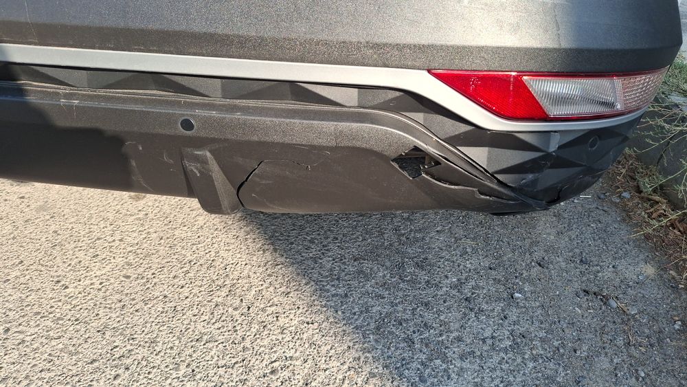 Задний бампер хундай туксон 2023