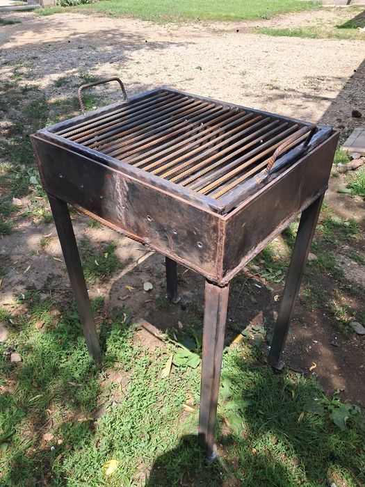 Gratar 58 cm x 48 cm tabla de 6mm grosime / bare rotative