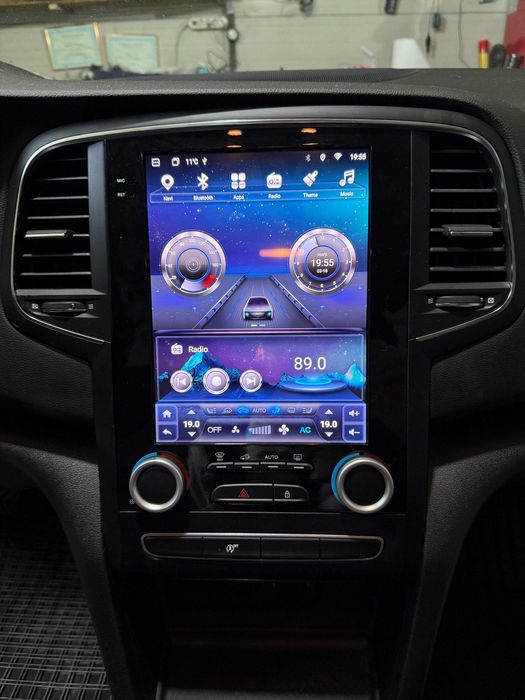 Navigatie Android Megane 4 Tip Tesla Youtube Waze + Camera