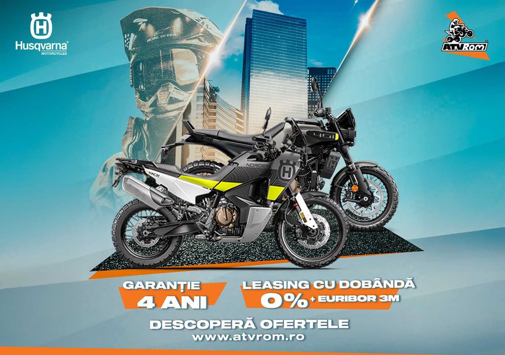 Motociclete Husqvarna (Finantare flexibila)