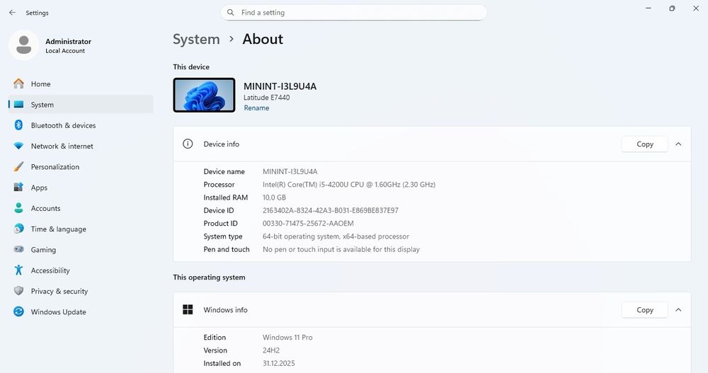 Ноутбук Dell Latitude E7440