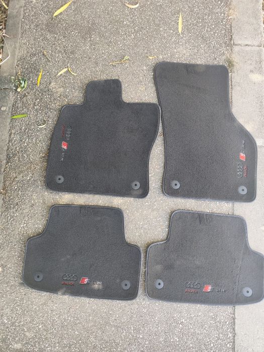 Covorașe mocheta originale Audi S-line A3 8V