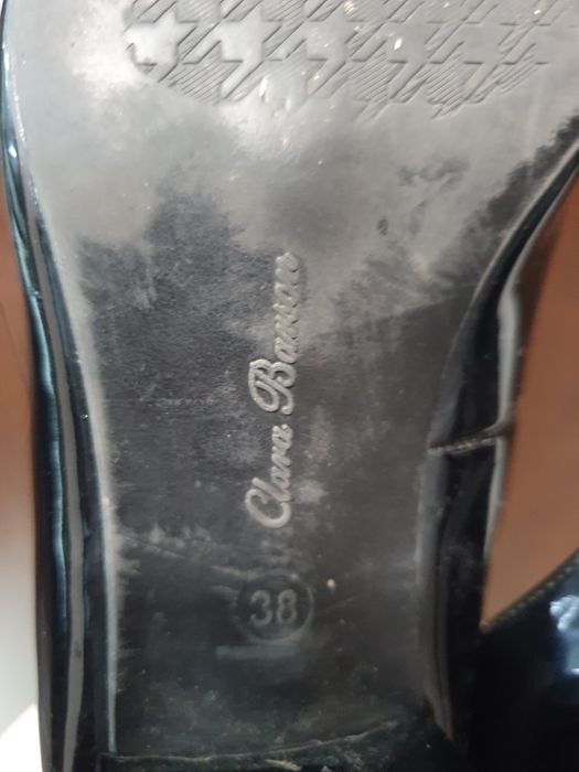 Pantofi piele ecologica lacuita nr 38