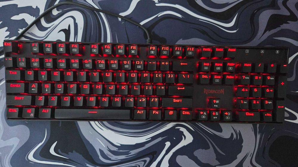 Tastatura Redragon Mitra K551-1 Switchuri Blue RGB Rosu