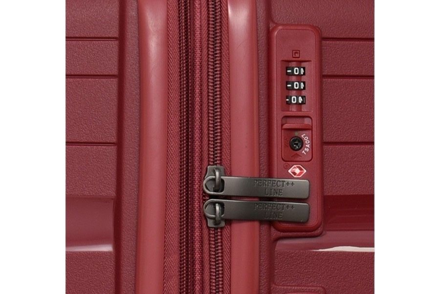 пътнически куфар комплект 3бр Полипропилен удароустойчив 4 колела 360°