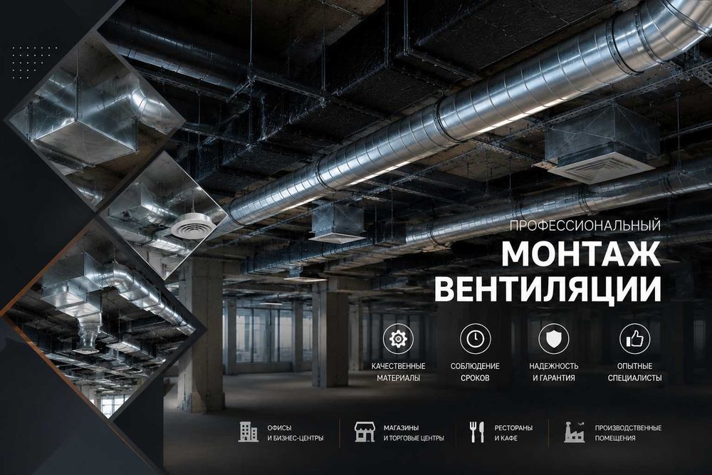Вентиляция тизимларини лойиҳалаш ва монтаж қилиш