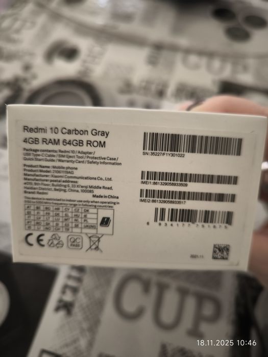 Redmi 10/64 в идеальном состоянии.