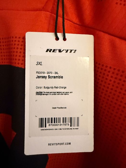 Bluza Jersey Rev'It Scramble 3XL - nou nepurtat