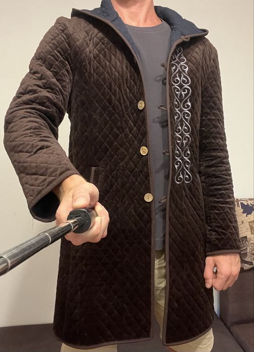 Шапан с капюшоном, размер М