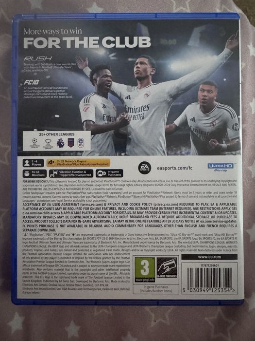 Диск ps5 FC25 идеальное состояние