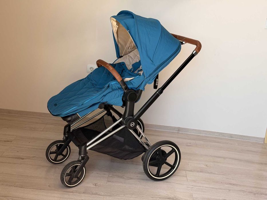 Електрическа бебешка количка Cybex E-priam комплект
