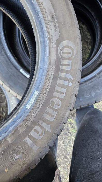 6бр като нови гуми 195 55 16 континентал continental
