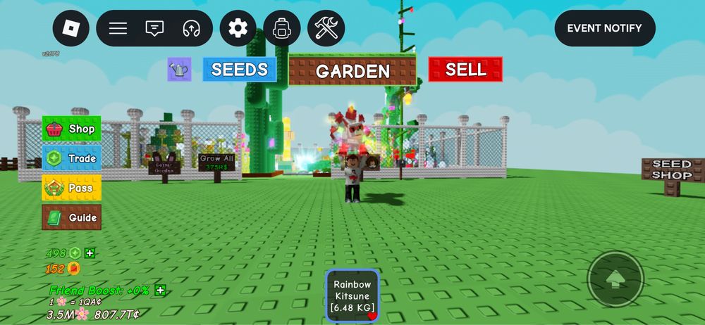 Срочно продам китсун из игры вырасти сад