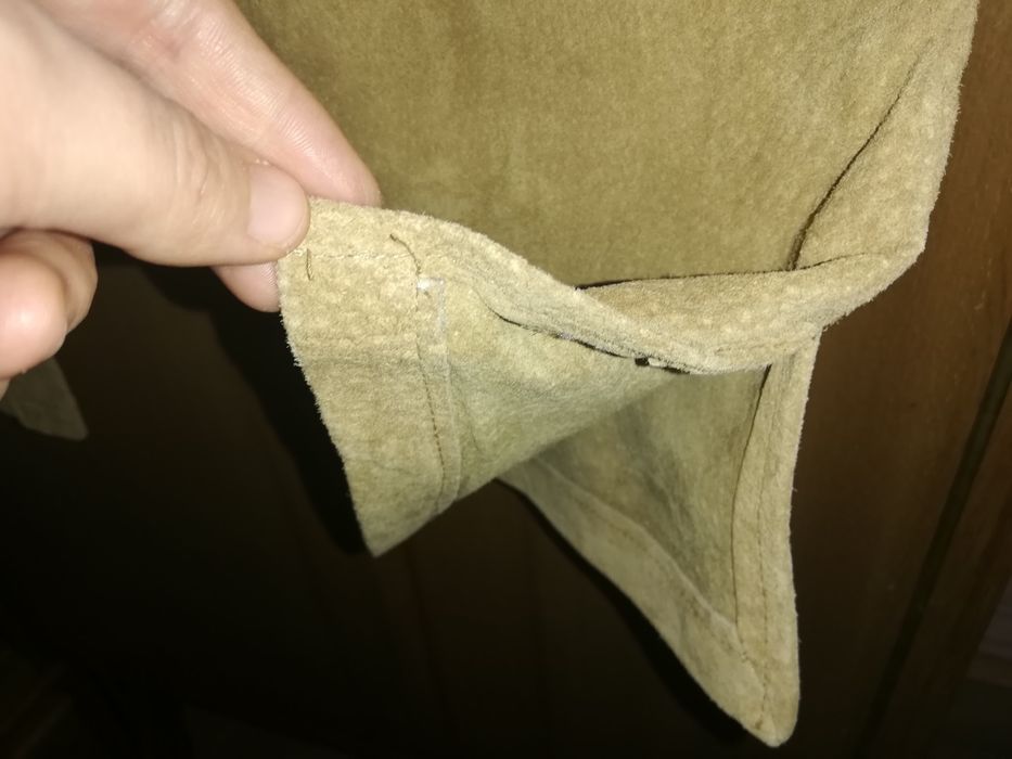 Pantaloni piele intoarsa dama M