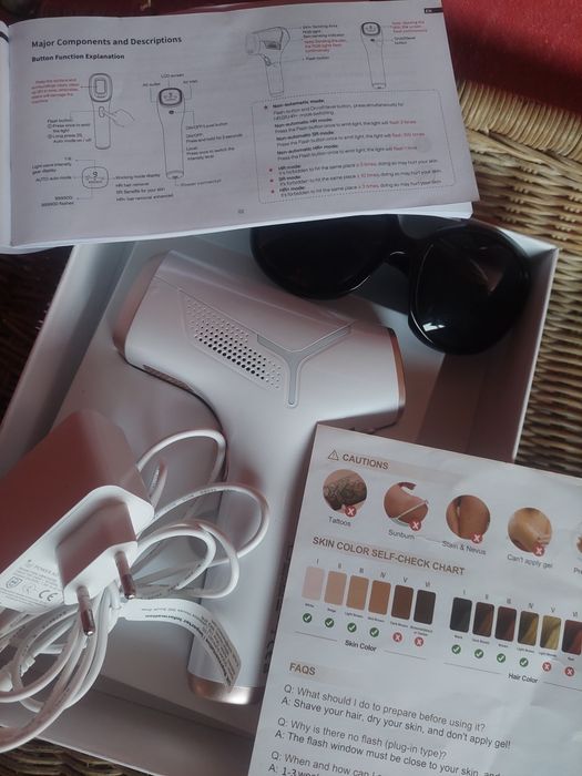 Vand aparat de epilare IPL nou dețin garanția este nou