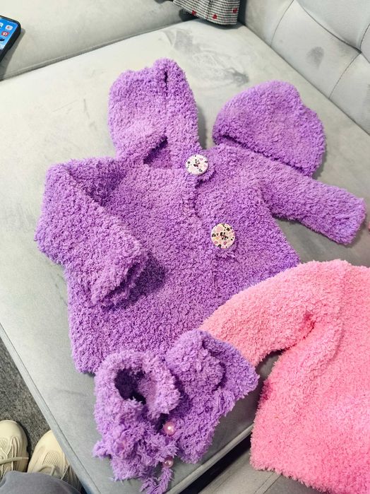 Set pulovere croșetate fetițe