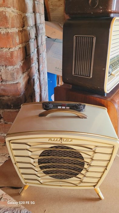 Стара винтидж декоративна немка ел. печка Klimax 1950г