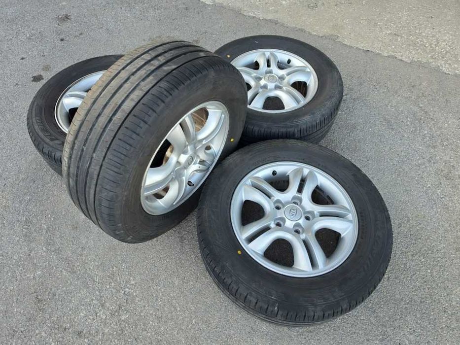 4 бр. Летни гуми 235/60 R16 с алуминиеви джанти 5x114.3 Kia Toyota Hyundai Honda