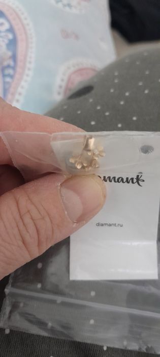 Серьги золотые детские