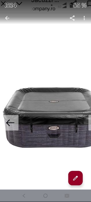 Jacuzzi PureSpa Deluxe,iluminare led,tetiere,aplicatie smart,incalzire