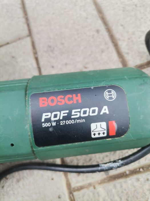 Bosch POF 500 A оберфреза/прав шлайф с плот 500 W