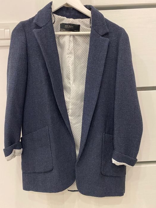 Vand sacou bleumarin Zara