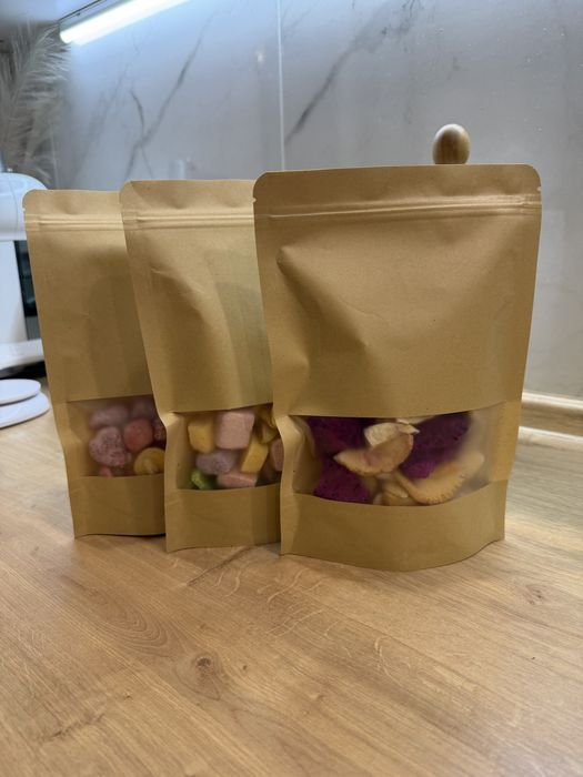 Сублимированные фрукты и мороженое