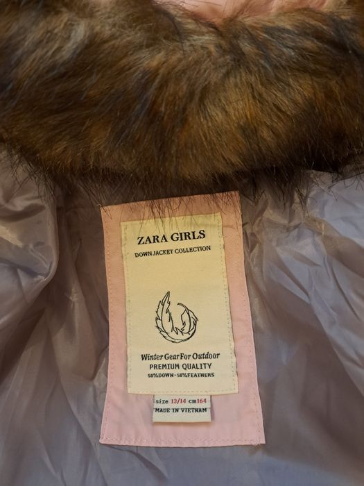 Geaca Zara girls puf 164 cm