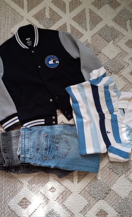 Бомбер куртка джинсы 5-7 лет