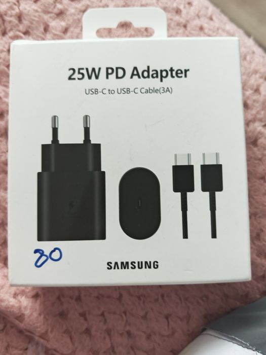 Incarcator retea SAMSUNG 25W  cablu inclus galaxy s21,s22,s23,s24,s25