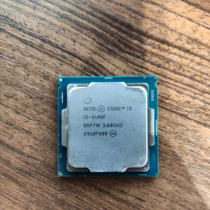 I3 9100f полностью робочий