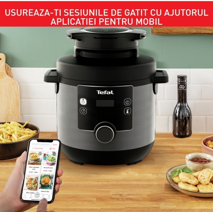 Oala sub presiune electrica Tefal Turbo Cuisine & Fry CY778830