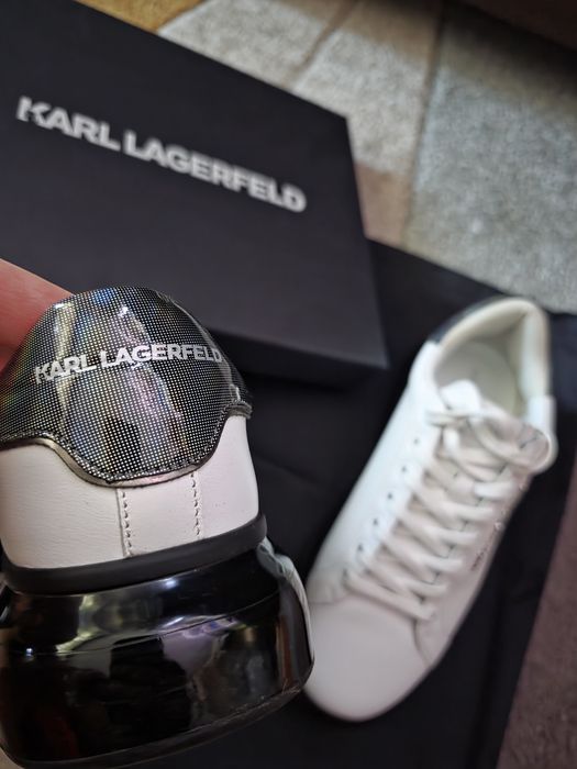 Кожени обувки Karl Lagerfeld