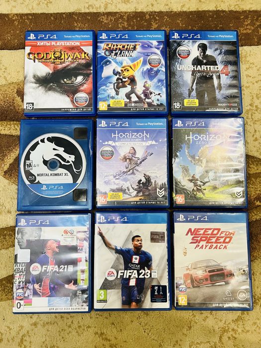 Игровые диски для пс4/5 Обмен/Продажа