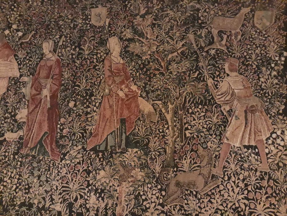 Tapiserie medievala "Noble Pastorale", Franta.