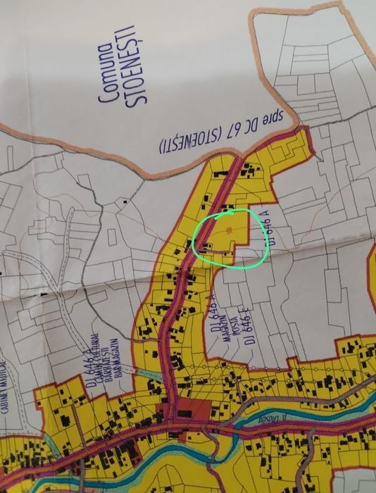 Vând teren intravilan Bărbătești  2178mp