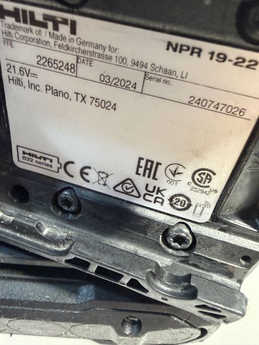 Hilti NPR 19-22 nuron presa sertizare