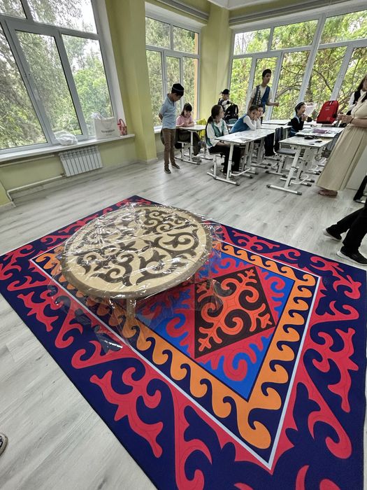 Аренда национальныз столов, жер стол посуды, корпе, кумыс наборы астау