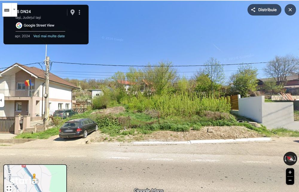 Teren 610 mp intravilan Iasi,desch.B-dul C.A.Rosetti nr.58