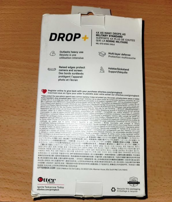 Оригинален удароустойчив каучуков  калъф Otterbox за Samsung S25 ULTRA черен