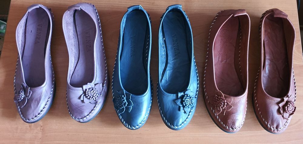 Туфли - балетки ,кожа ,Турция, 40рр