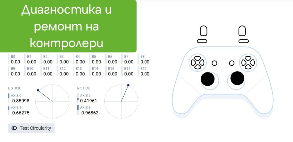 Ремонт и профилактика на конзоли и джойстици за PS5 и PS4, Xbox.