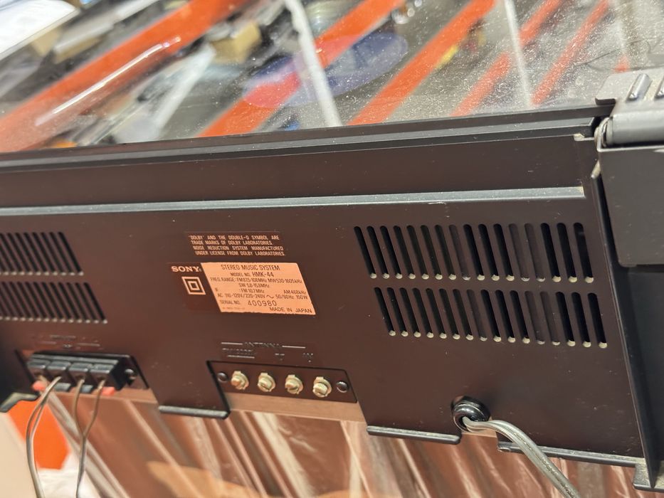 Ретро музикална система Sony hmk-44 с плоча
