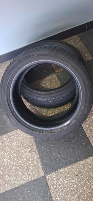 2бр. 225/45/17 Falken 6.3mm грайфер, дот 21г. Безплатен монтаж