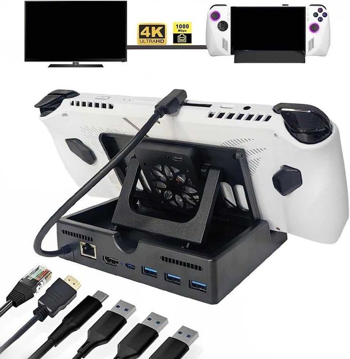 Док-станция ROG ALLY HDMI 4K 60 Гц USB 3,0 PD 60Вт Быстрая зарядка